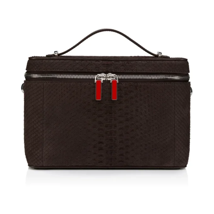 Djanis – torebka crossbody – skóra pytona – kolor Cafe