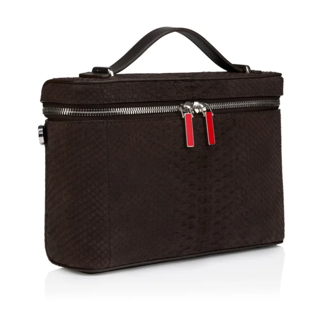 Djanis – torebka crossbody – skóra pytona – kolor Cafe