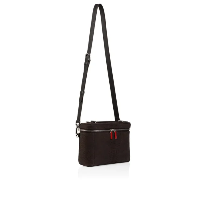 Djanis – torebka crossbody – skóra pytona – kolor Cafe