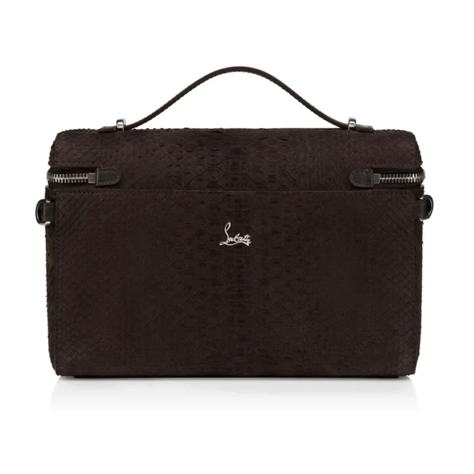 Djanis – torebka crossbody – skóra pytona – kolor Cafe