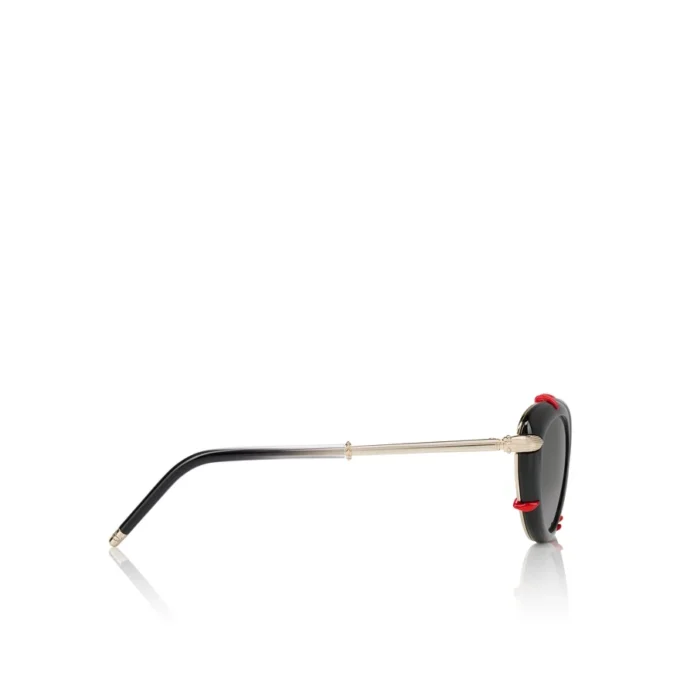 Dolly Lb0001 – okulary przeciwsłoneczne – metal – błyszcząca czerń Dolly Lb0001 – okulary przeciwsłoneczne – metal – błyszcząca czerń