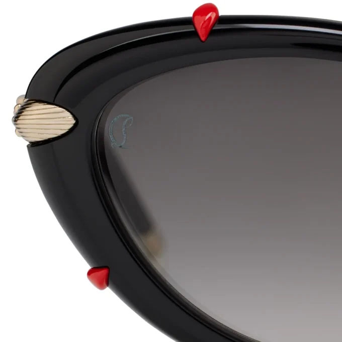 Dolly Lb0001 – okulary przeciwsłoneczne – metal – błyszcząca czerń Dolly Lb0001 – okulary przeciwsłoneczne – metal – błyszcząca czerń