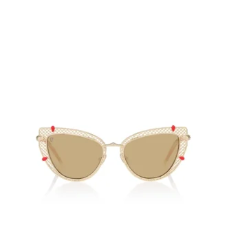Dolly Lb0002 – okulary przeciwsłoneczne – metal – złoto-dymne