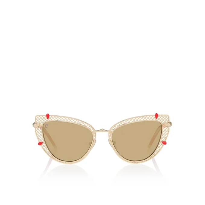 Dolly Lb0002 – okulary przeciwsłoneczne – metal – złoto-dymne