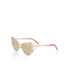 Dolly Lb0002 – okulary przeciwsłoneczne – metal – złoto-dymne