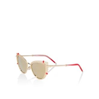 Dolly Lb0002 – okulary przeciwsłoneczne – metal – złoto-dymne