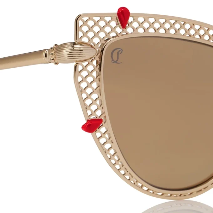 Dolly Lb0002 – okulary przeciwsłoneczne – metal – złoto-dymne