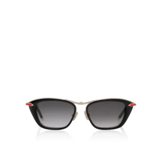 Dolly Lb0022 – okulary przeciwsłoneczne – metalowe – błyszcząca czerń