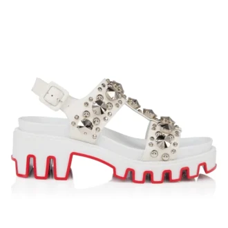 Duni Extazza – sandały – skóra nappa jagnięca – Bianco – damskie