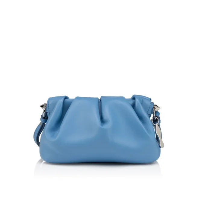 Eva Mini – torebka crossbody – skóra jagnięca nappa – Ceruleo