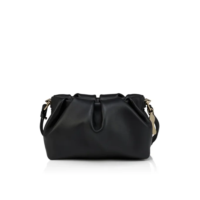 Eva Mini – torebka crossbody – skóra jagnięca nappa – czarna
