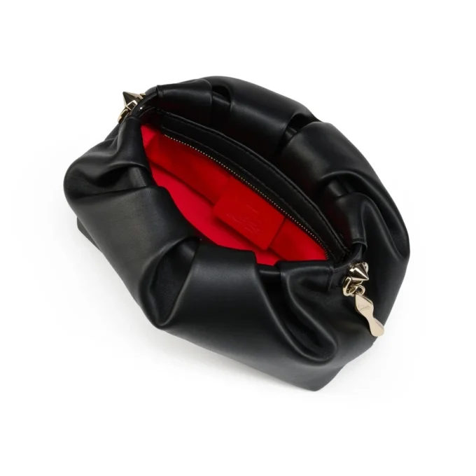 Eva Mini – torebka crossbody – skóra jagnięca nappa – czarna
