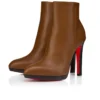 Fannylove Booty – niskie buty na obcasie 120 mm – skóra cielęca – Cuoio – damskie