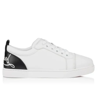 Fun Louise Junior – Sneakersy – skóra cielęca – czarne – damskie Fun Louise Junior – Sneakersy – skóra cielęca – czarne – damskie