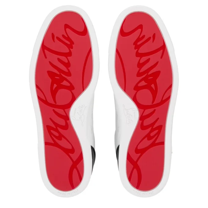 Fun Louise Junior – Sneakersy – skóra cielęca – czarne – damskie Fun Louise Junior – Sneakersy – skóra cielęca – czarne – damskie