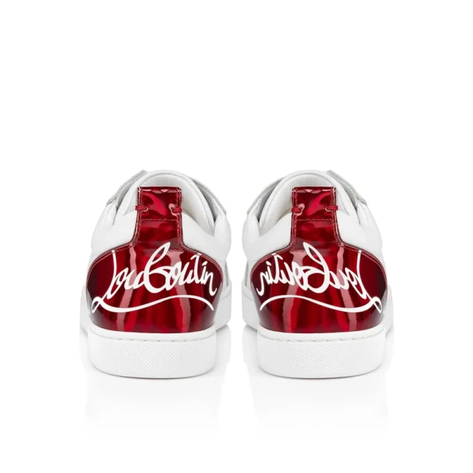 Fun Louise Junior – Sneakersy – skóra cielęca i lakierowana skóra Psychic – białe – damskie Fun Louise Junior – Sneakersy – skóra cielęca i lakierowana skóra Psychic – białe – damskie