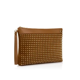 Funky – Etui – Odwrócona skóra cielęca i kolce – Rhea