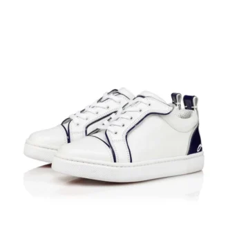 Funnyto – niskie Sneakersy – skóra cielęca – niebieskie – dziecięce Funnyto – niskie Sneakersy – skóra cielęca – niebieskie – dziecięce