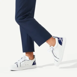 Funnyto – niskie Sneakersy – skóra cielęca – niebieskie – dziecięce Funnyto – niskie Sneakersy – skóra cielęca – niebieskie – dziecięce