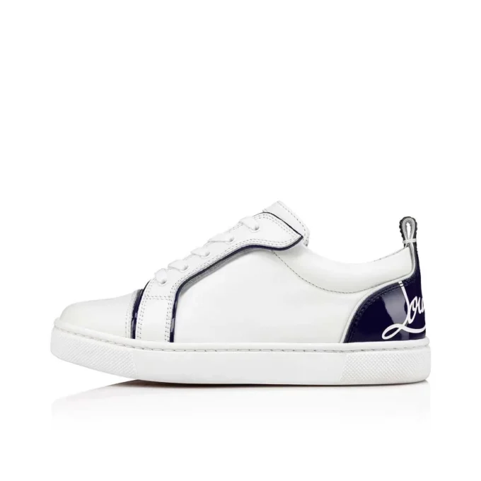Funnyto – niskie Sneakersy – skóra cielęca – niebieskie – dziecięce Funnyto – niskie Sneakersy – skóra cielęca – niebieskie – dziecięce