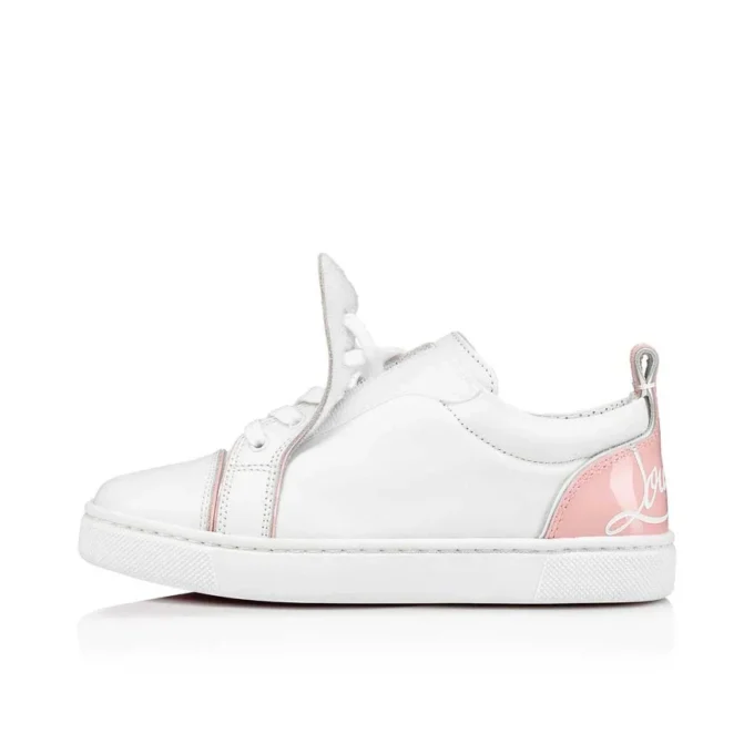 Funnyto – niskie Sneakersy – skóra cielęca – różowe – dzieci Funnyto – niskie Sneakersy – skóra cielęca – różowe – dzieci