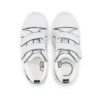 Funnyto Scratch – Sneakersy – lakierowana skóra cielęca – białe – dzieci Funnyto Scratch – Sneakersy – lakierowana skóra cielęca – białe – dzieci