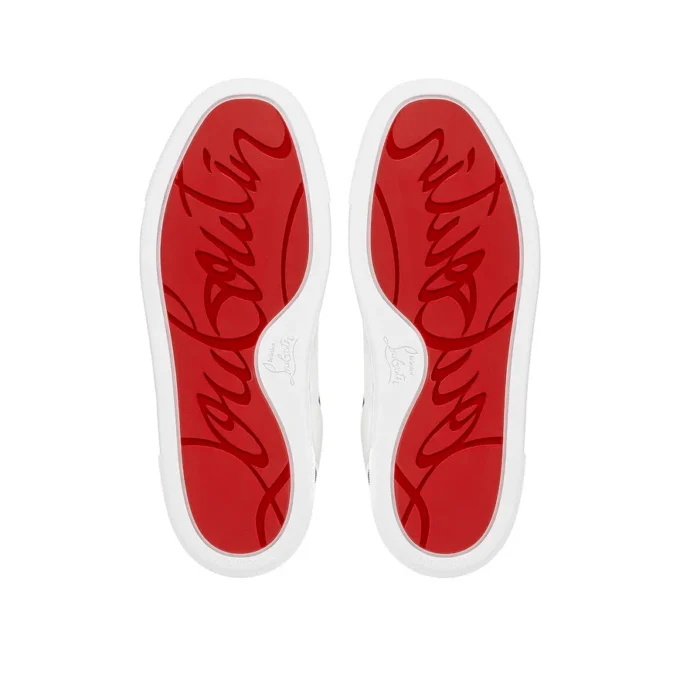 Funnyto Scratch – Sneakersy – lakierowana skóra cielęca – białe – dzieci Funnyto Scratch – Sneakersy – lakierowana skóra cielęca – białe – dzieci