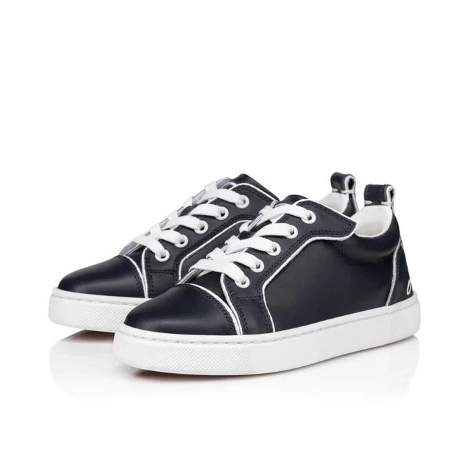 Funnyto – Sneakersy – skóra cielęca – granatowe – dzieci Funnyto – Sneakersy – skóra cielęca – granatowe – dzieci