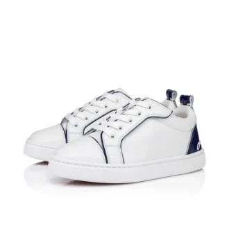 Funnyto – Sneakersy – skóra cielęca i lakierowana skóra cielęca – Bianco – dzieci Funnyto – Sneakersy – skóra cielęca i lakierowana skóra cielęca – Bianco – dzieci