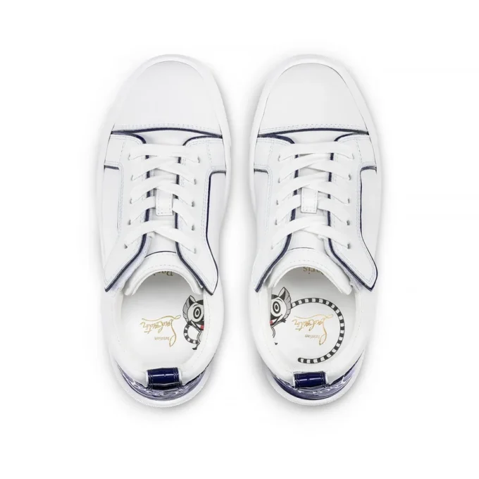 Funnyto – Sneakersy – skóra cielęca i lakierowana skóra cielęca – Bianco – dzieci Funnyto – Sneakersy – skóra cielęca i lakierowana skóra cielęca – Bianco – dzieci