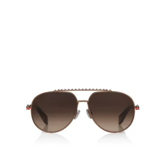 Greggo Lb0029 – okulary przeciwsłoneczne – metal – ciemny brąz Greggo Lb0029 – okulary przeciwsłoneczne – metal – ciemny brąz