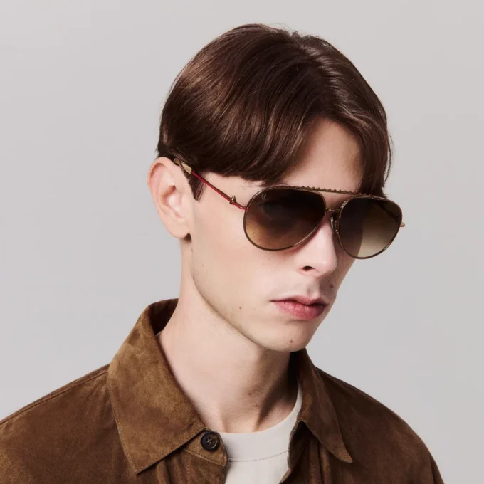 Greggo Lb0029 – okulary przeciwsłoneczne – metal – ciemny brąz Greggo Lb0029 – okulary przeciwsłoneczne – metal – ciemny brąz