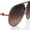 Greggo Lb0029 – okulary przeciwsłoneczne – metal – ciemny brąz Greggo Lb0029 – okulary przeciwsłoneczne – metal – ciemny brąz