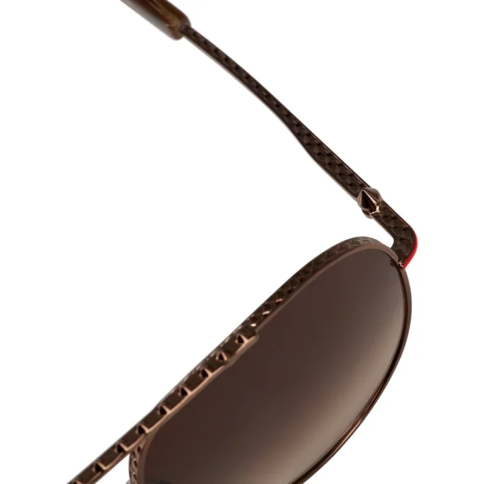 Greggo Lb0029 – okulary przeciwsłoneczne – metal – ciemny brąz Greggo Lb0029 – okulary przeciwsłoneczne – metal – ciemny brąz