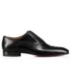 Greggo – sznurowane buty – gładka skóra cielęca – czarne – męskie Greggo – sznurowane buty – gładka skóra cielęca – czarne – męskie