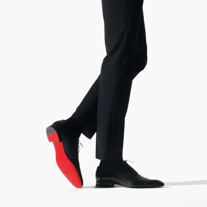 Greggo – sznurowane buty – gładka skóra cielęca – czarne – męskie Greggo – sznurowane buty – gładka skóra cielęca – czarne – męskie