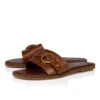 Her in Roma Mule – klapki – skóra cielęca – ciemny karmin – damskie Her in Roma Mule – klapki – skóra cielęca – ciemny karmin – damskie