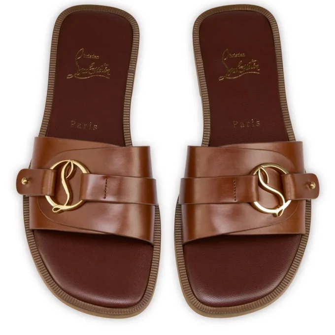 Her in Roma Mule – klapki – skóra cielęca – ciemny karmin – damskie Her in Roma Mule – klapki – skóra cielęca – ciemny karmin – damskie