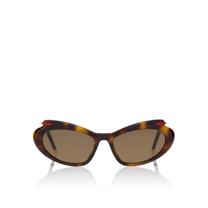 Hot Chick Lb0010 – okulary przeciwsłoneczne – acetat – ciemny kolor Havana
