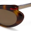 Hot Chick Lb0010 – okulary przeciwsłoneczne – acetat – ciemny kolor Havana