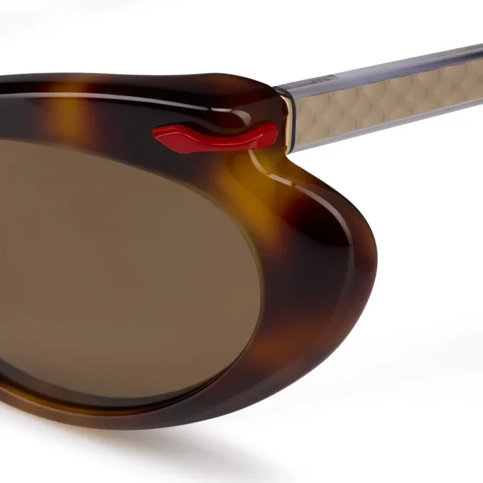Hot Chick Lb0010 – okulary przeciwsłoneczne – acetat – ciemny kolor Havana