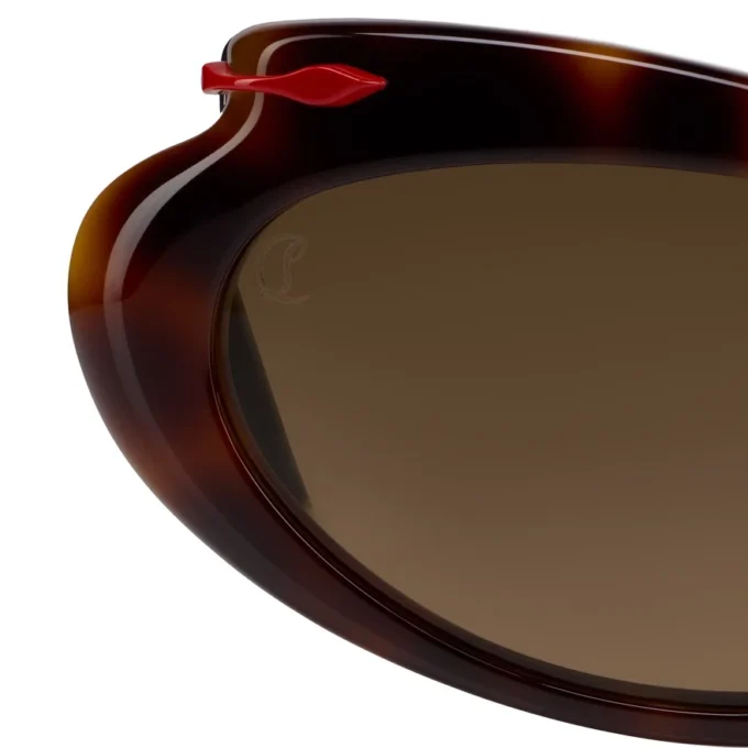 Hot Chick Lb0010 – okulary przeciwsłoneczne – acetat – ciemny kolor Havana