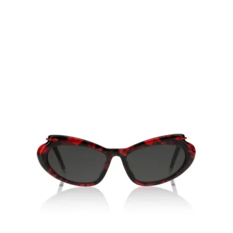 Hot Chick Lb0010 – okulary przeciwsłoneczne – acetat – czerwona Havana