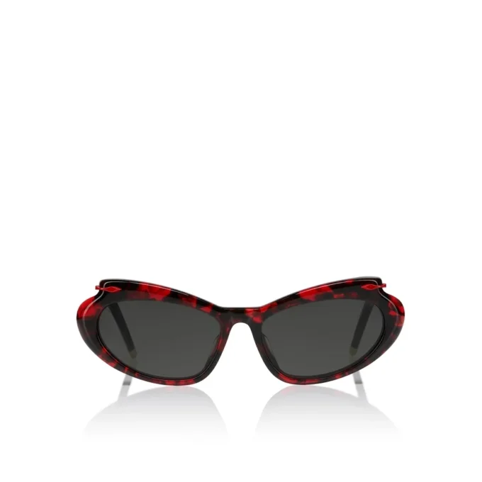 Hot Chick Lb0010 – okulary przeciwsłoneczne – acetat – czerwona Havana