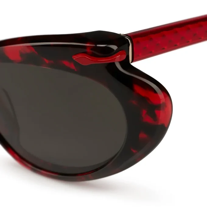 Hot Chick Lb0010 – okulary przeciwsłoneczne – acetat – czerwona Havana