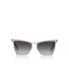 Hot Chick Lb0020 – okulary przeciwsłoneczne – metalowe – złote