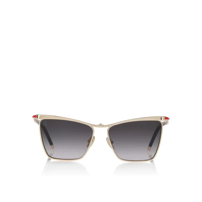 Hot Chick Lb0020 – okulary przeciwsłoneczne – metalowe – złote