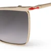 Hot Chick Lb0020 – okulary przeciwsłoneczne – metalowe – złote