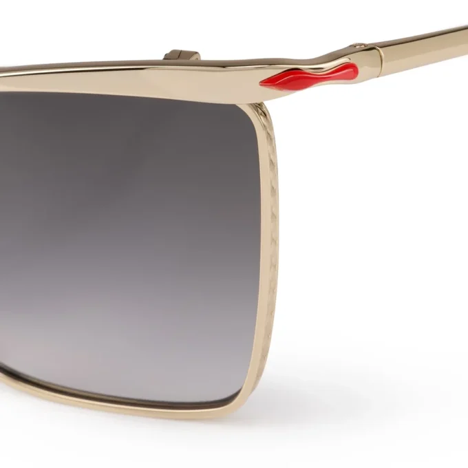 Hot Chick Lb0020 – okulary przeciwsłoneczne – metalowe – złote