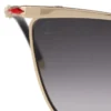 Hot Chick Lb0020 – okulary przeciwsłoneczne – metalowe – złote
